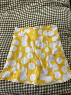 Lilly Pulitzer Yellow and White Polka Dot VINTAGE